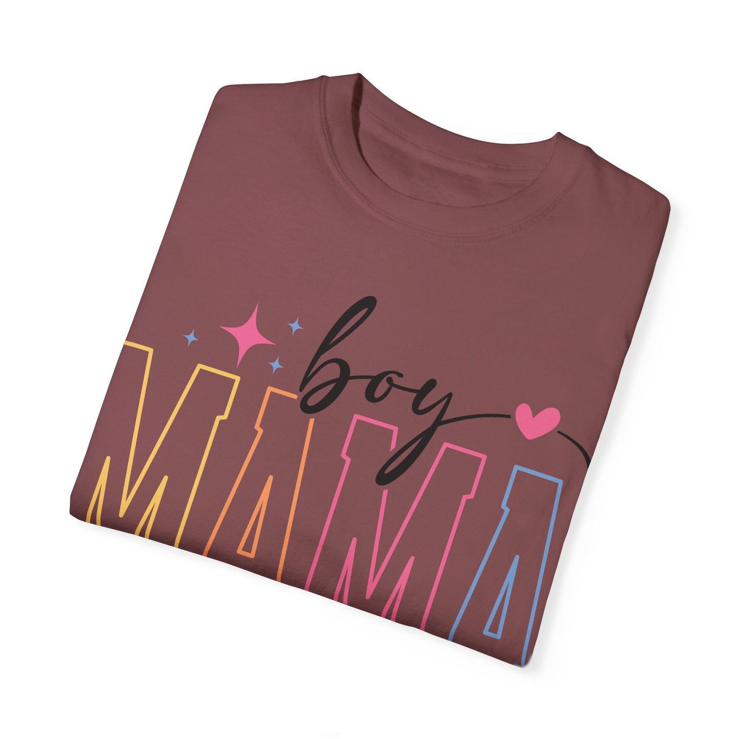 Boy Mama Unisex Garment-Dyed T-Shirt - Perfect Gift for Moms