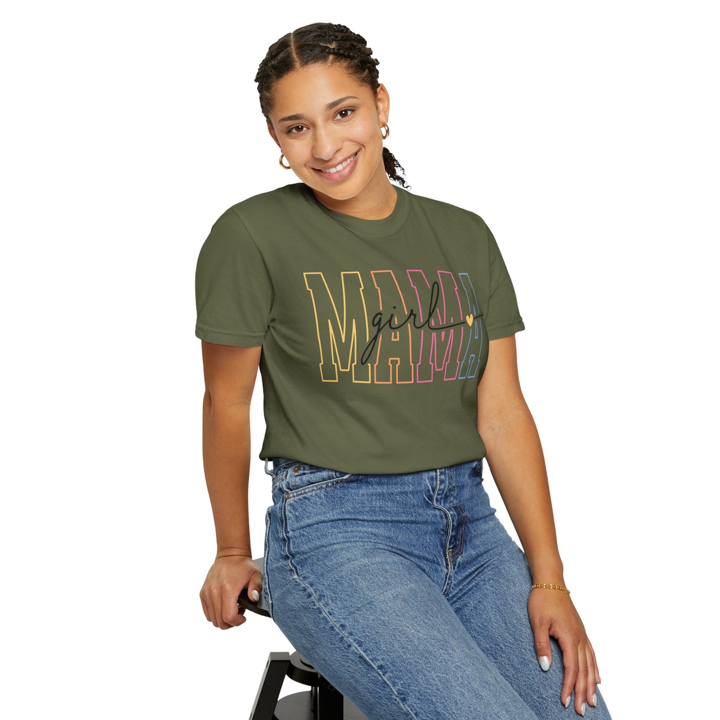 Mama Girl Unisex Garment-Dyed T-Shirt - Stylish and Comfortable Mother's Day Gift