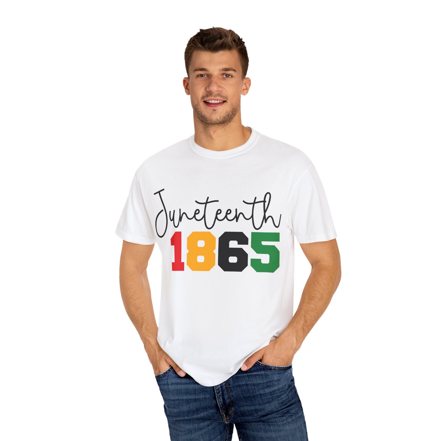 Juneteenth 1865 Unisex Garment-Dyed T-shirt