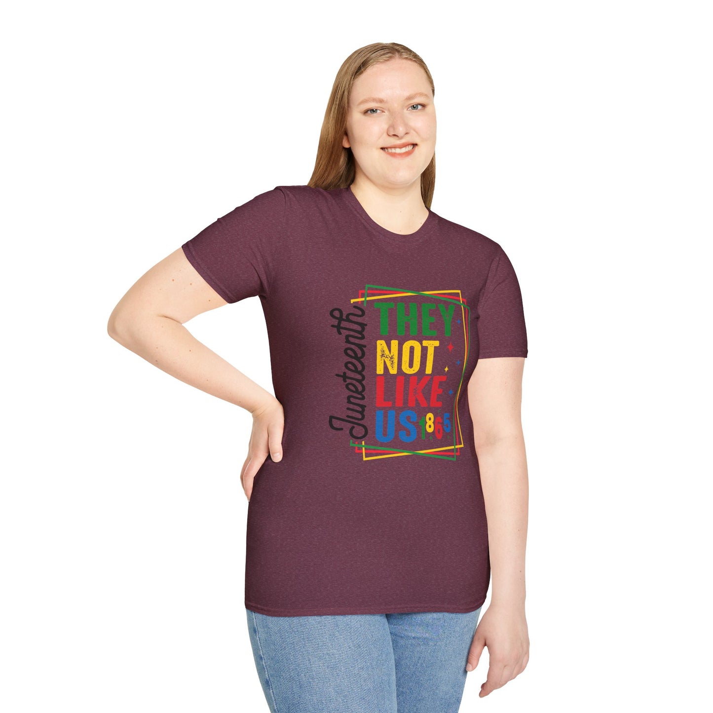 Juneteenth Celebration T-Shirt - "They Not Like Us!" Design