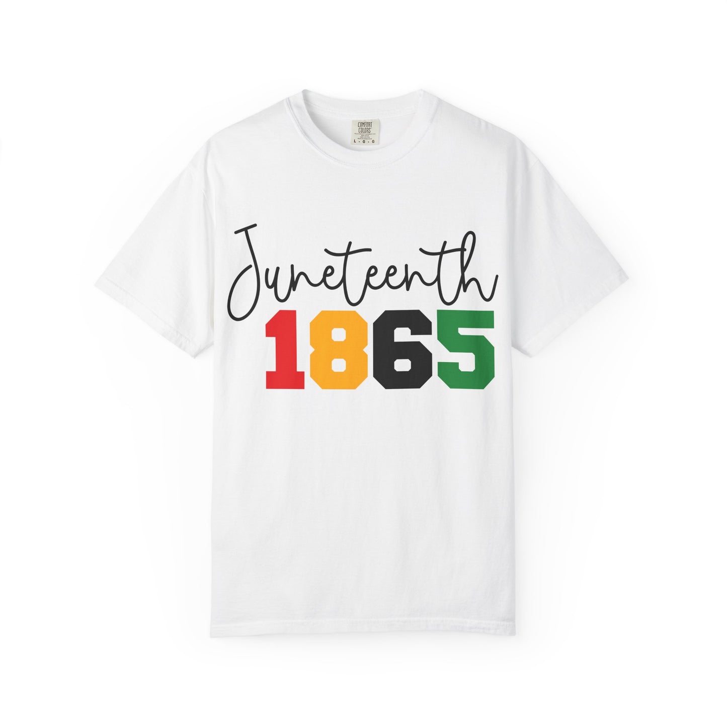 Juneteenth 1865 Unisex Garment-Dyed T-shirt