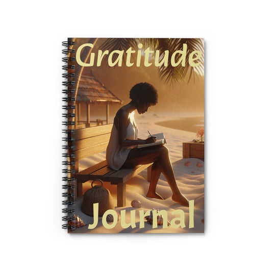 Gratitude Journal - A Mindful Spiral Notebook for Reflection, Self-Care, and Positivity, Perfect Gift for Holidays and Well-Being