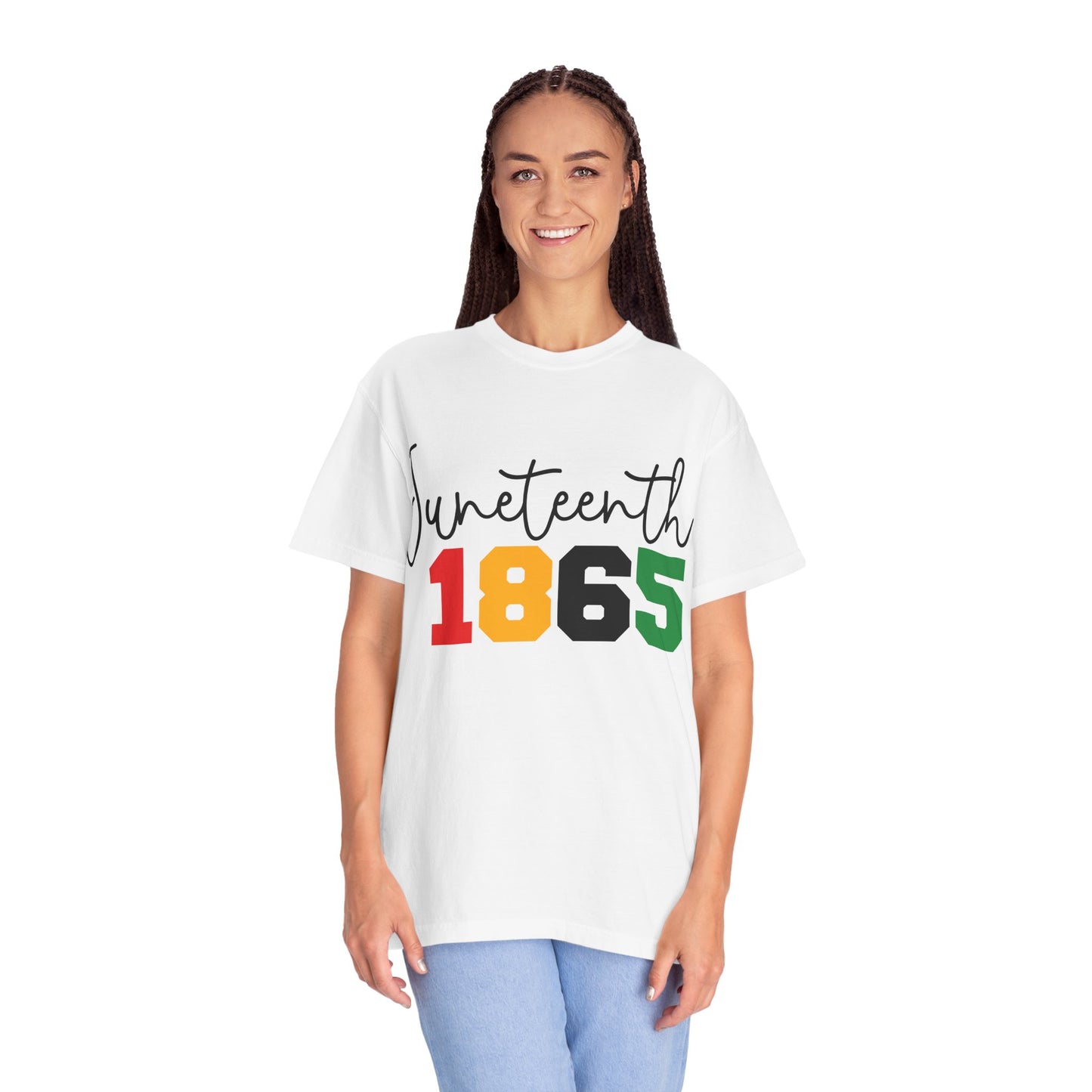 Juneteenth 1865 Unisex Garment-Dyed T-shirt