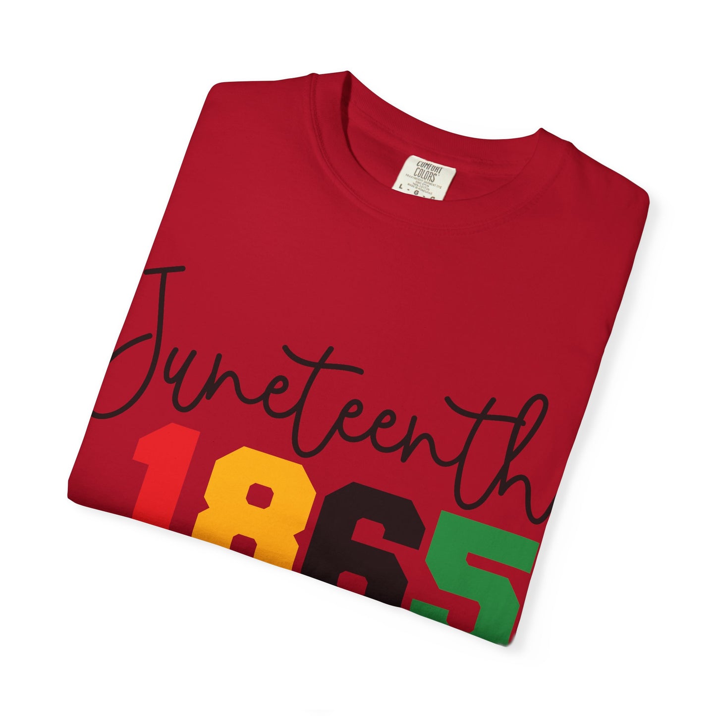 Juneteenth 1865 Unisex Garment-Dyed T-shirt