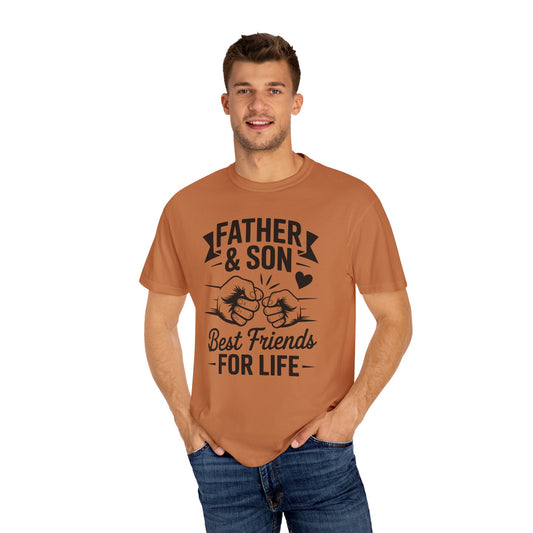 Father & Son Best Friends T-Shirt, Unisex Tee for Dads, Gifts for Fathers Day, Family Bonding, Matching Outfits, Casual Comfort