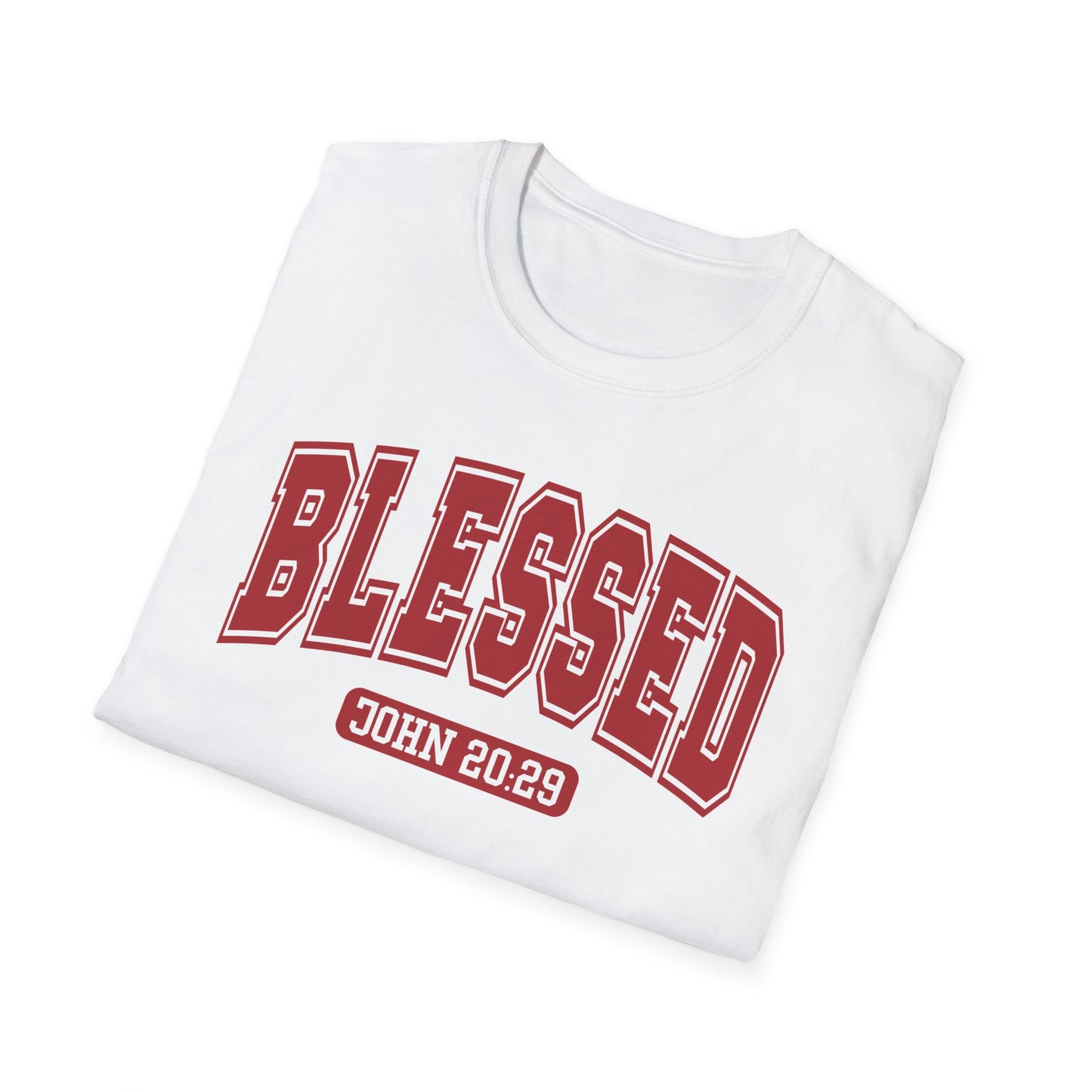 Blessed Unisex T-Shirt, Faith Apparel, Christian Graphic Tee, Gift for Believers, Inspirational Shirt