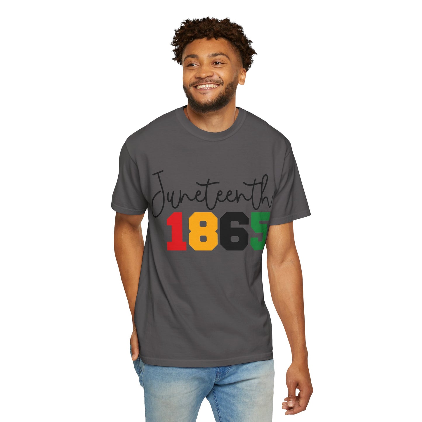 Juneteenth 1865 Unisex Garment-Dyed T-shirt