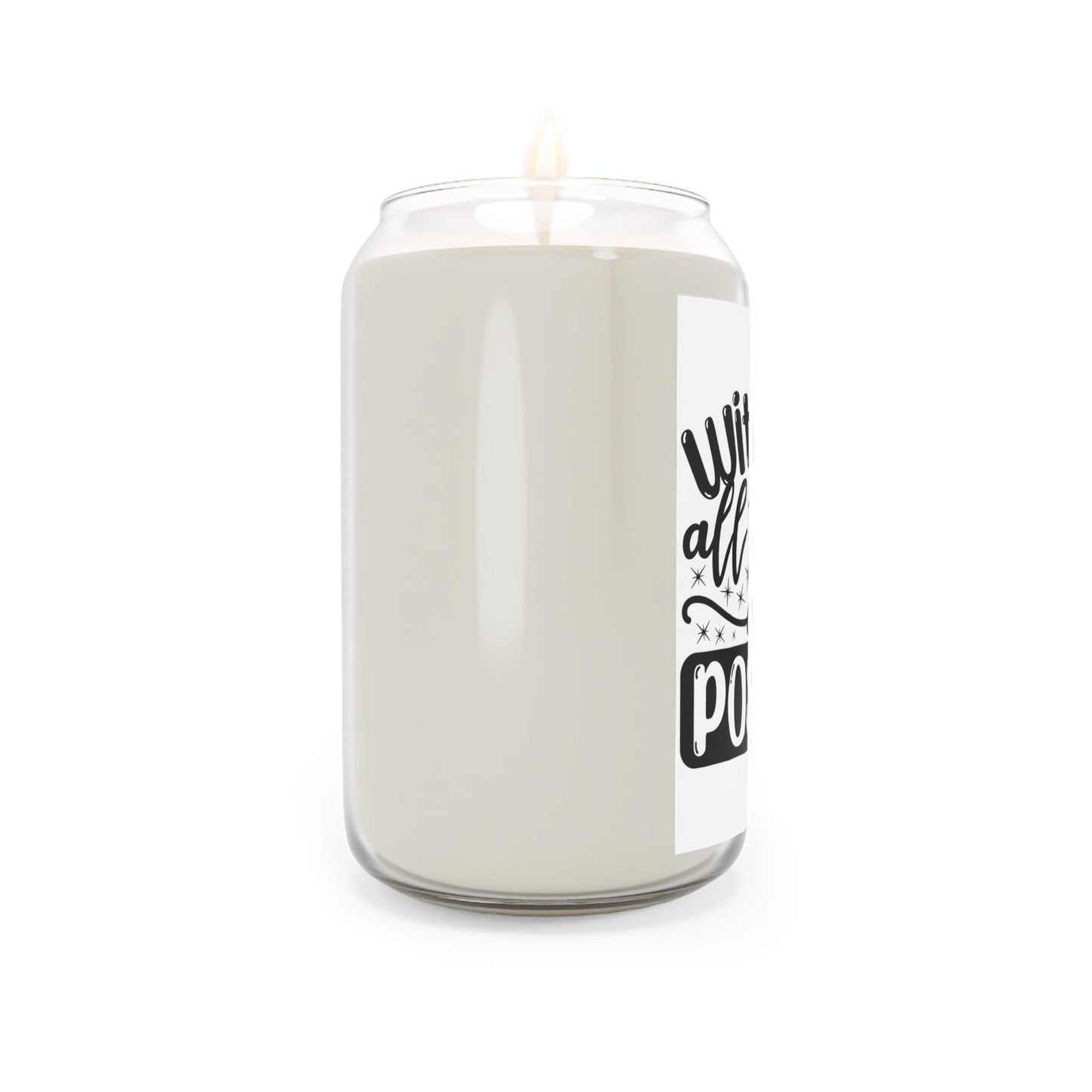 Faith-Inspired Scented Candle, Motivational Home Decor, Gift for Spiritual Friends, Encouragement, Relaxation Aid, Candle for All Occasions