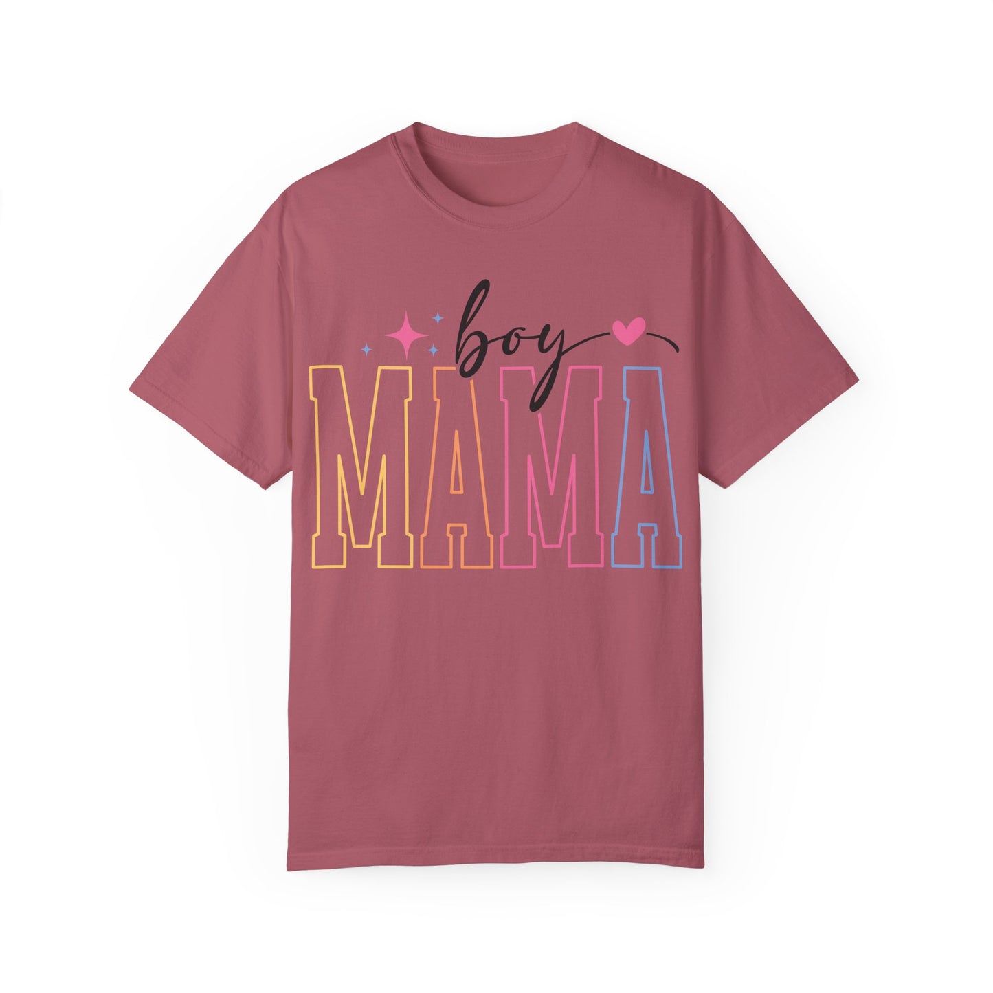 Boy Mama Unisex Garment-Dyed T-Shirt - Perfect Gift for Moms