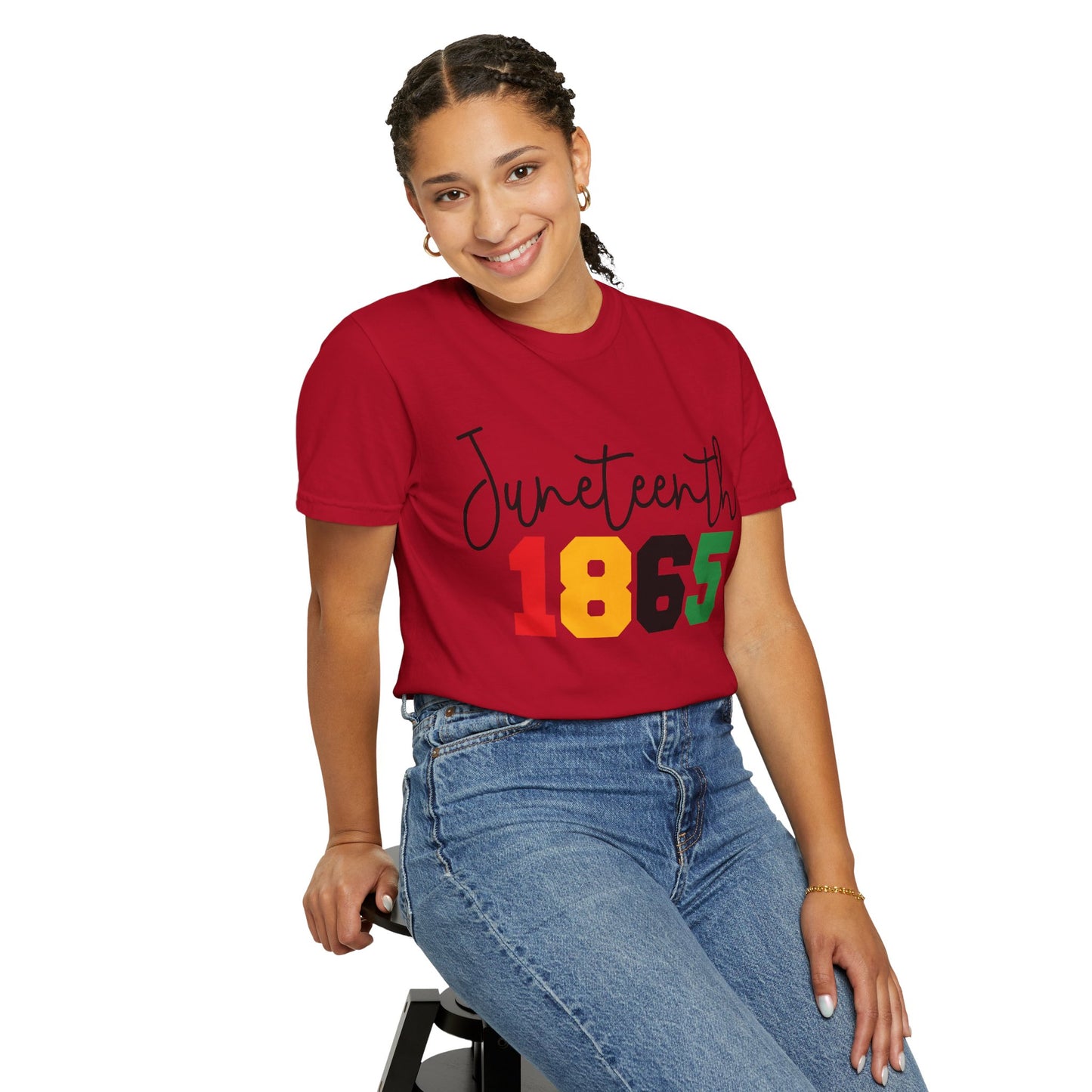 Juneteenth 1865 Unisex Garment-Dyed T-shirt