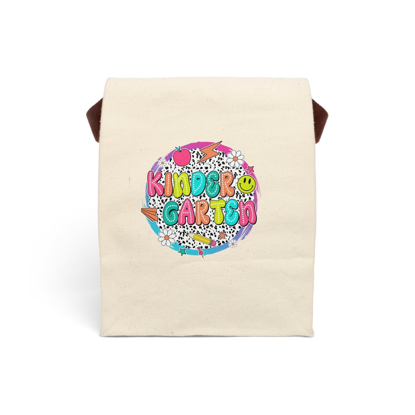 Canvas Lunch Bag With Strap, Lunch Box, Personalized Kids Lunch Bag, Tote Bag.