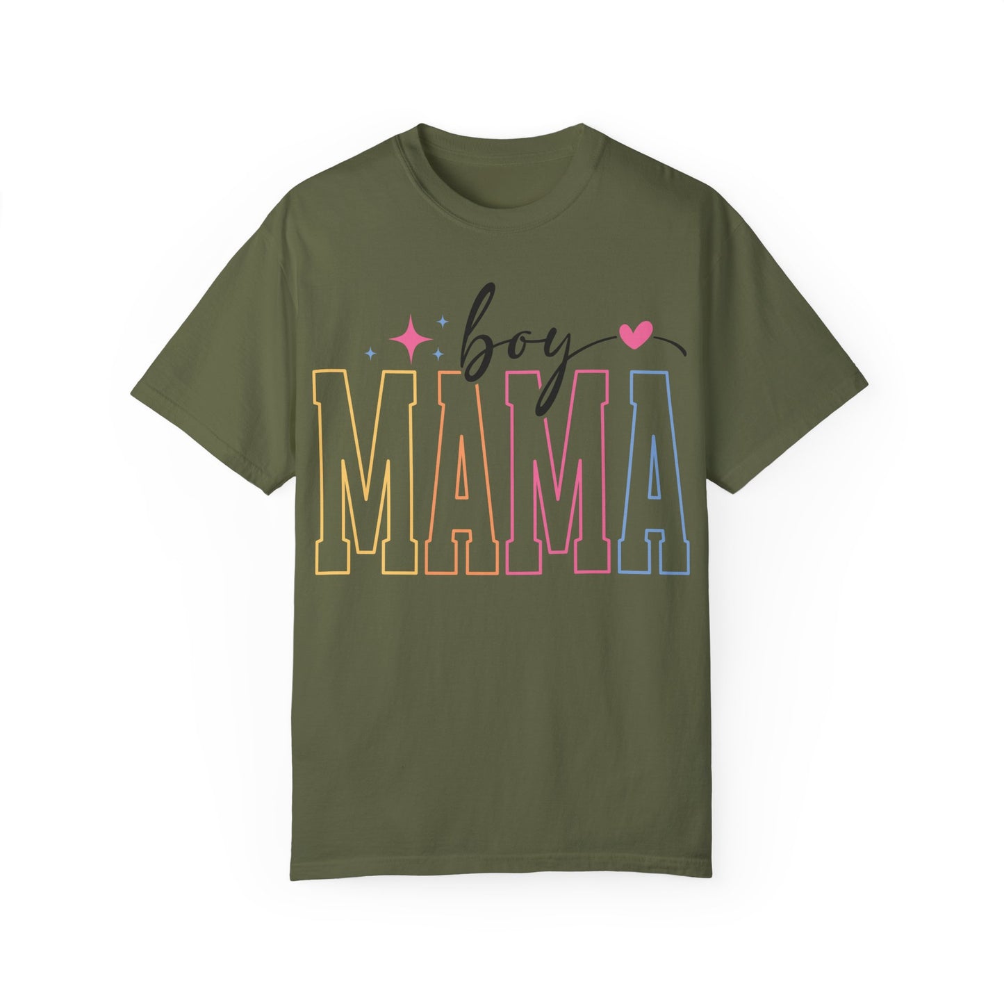 Boy Mama Unisex Garment-Dyed T-Shirt - Perfect Gift for Moms