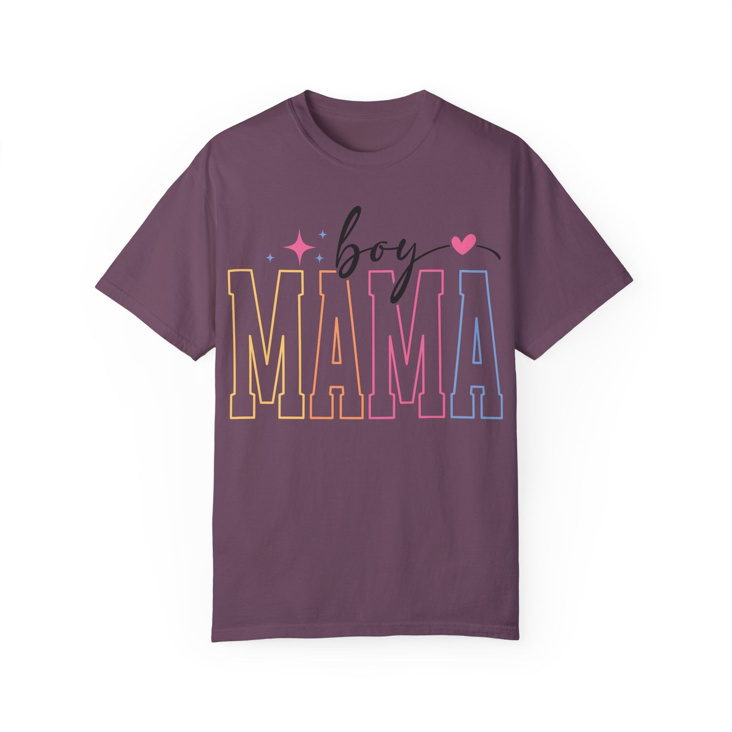 Boy Mama Unisex Garment-Dyed T-Shirt - Perfect Gift for Moms