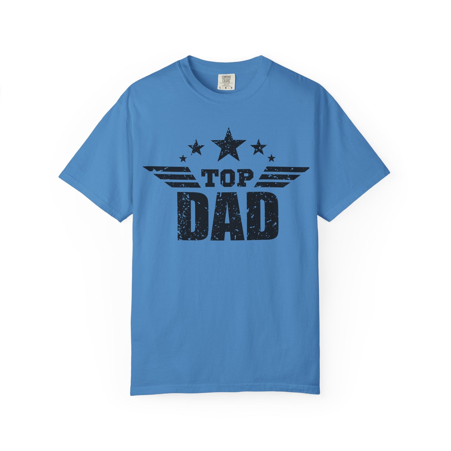 Top Dad Garment-Dyed T-Shirt | Gift for Father's Day, Unisex Casual Wear, Dad Tee, Birthday Gift, Everyday Comfort