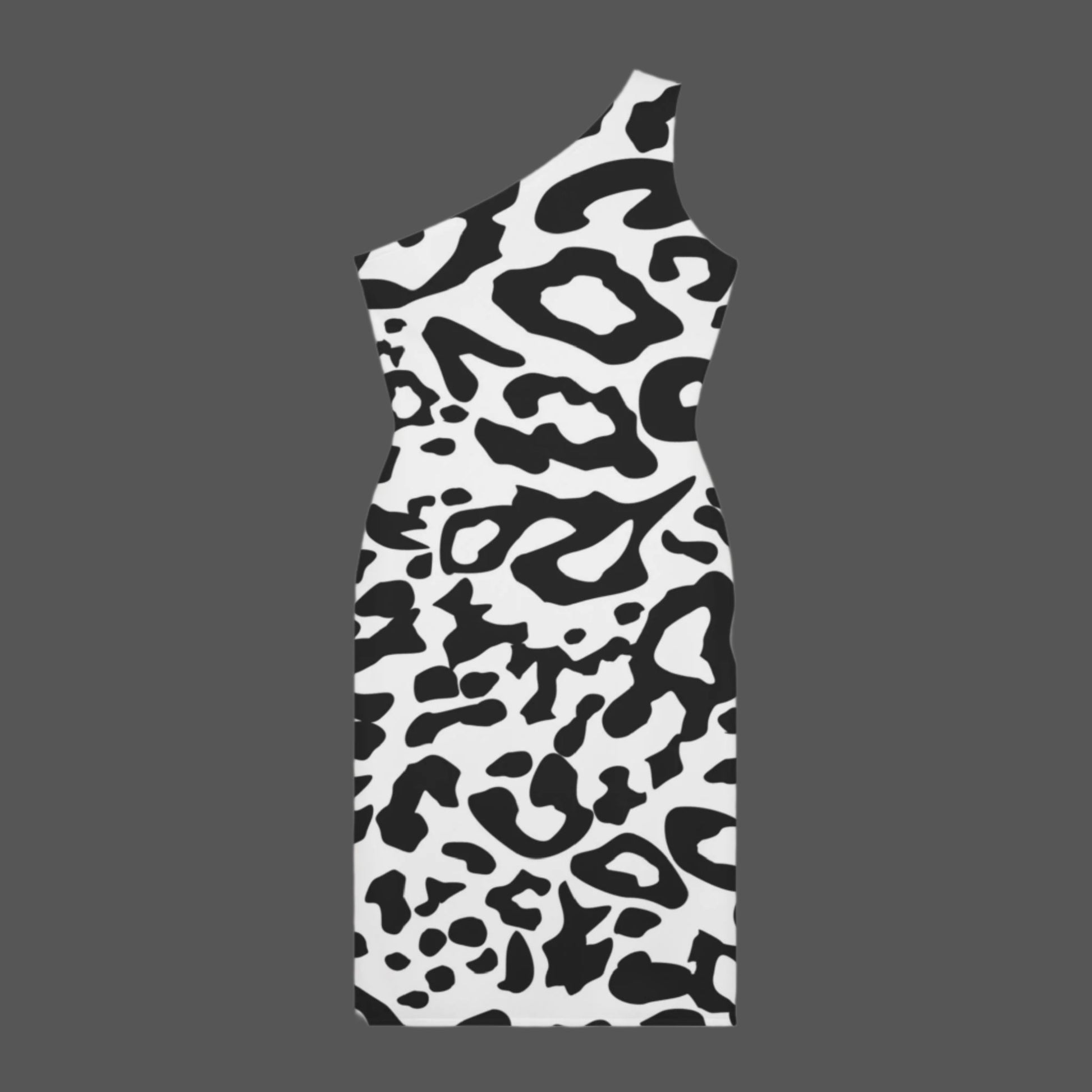 animal print dress, one shoulder dress, bodycon dress, strap, spider, spiderweb, dress, trendy, cute, sexy, shoulder dress, aop clothing, one shoulder, off shoulder dress, summer dress, christmas dress, floral dress, sexy dress, holiday dress, strapless dress, sleeveless dress, printed dress.