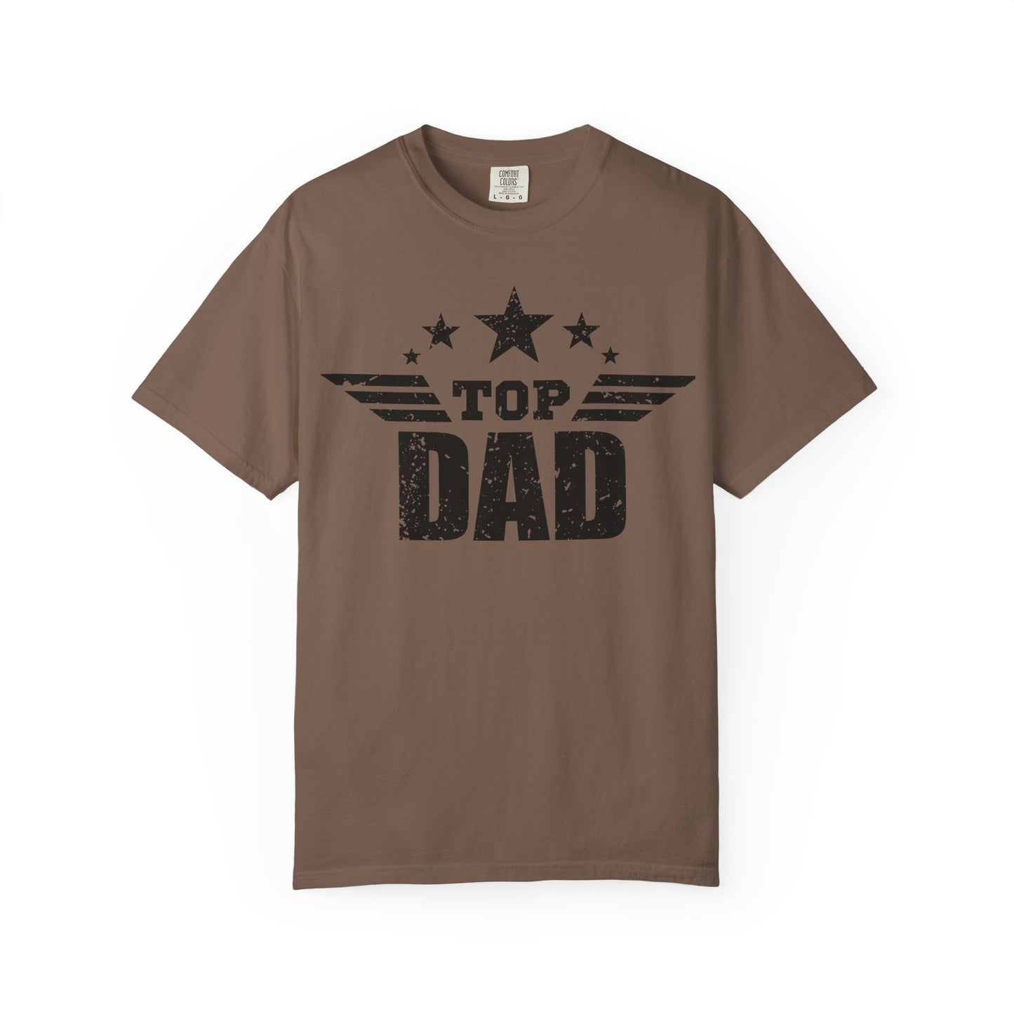 Top Dad Garment-Dyed T-Shirt | Gift for Father's Day, Unisex Casual Wear, Dad Tee, Birthday Gift, Everyday Comfort