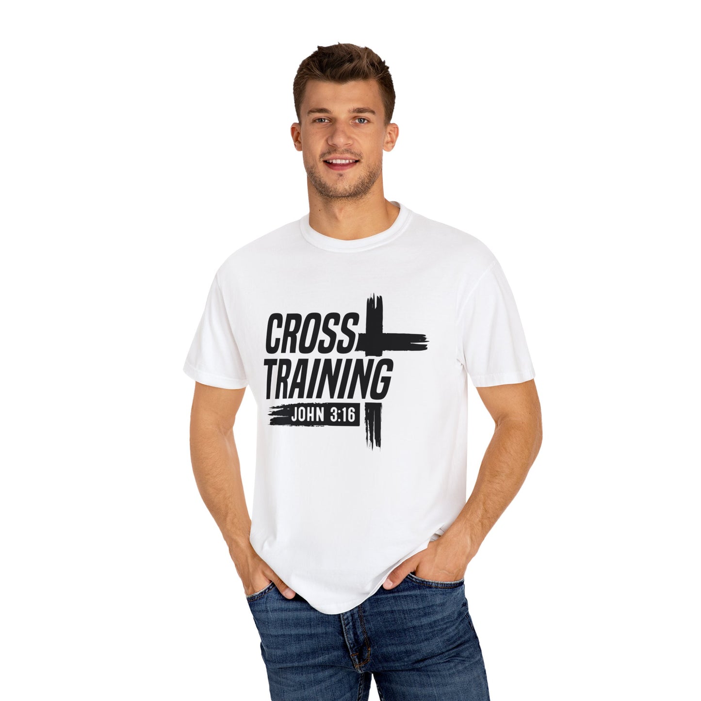 Cross Training Faith  Unisex Garment-Dyed T-shirt