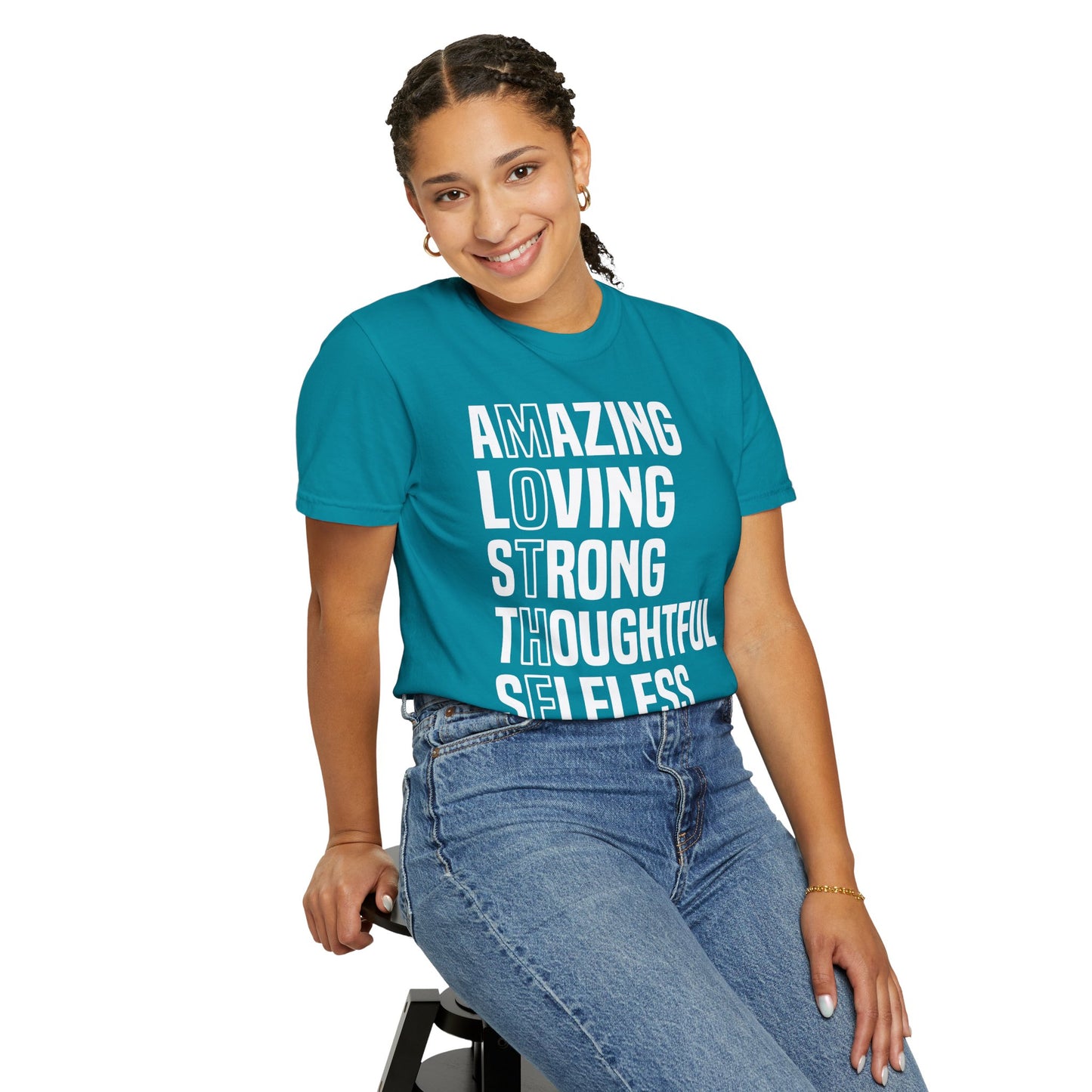 Inspirational Unisex T-Shirt - Amazing Loving Strong Thoughtful Selfless Brave