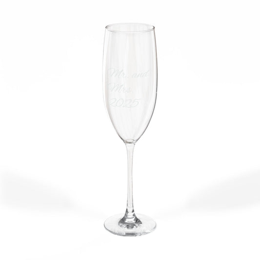 Personalized Champagne Glasses, Engraved Wedding Toasting Flutes, Custom Bridal Shower Gift, Anniversary Celebration Drinkware