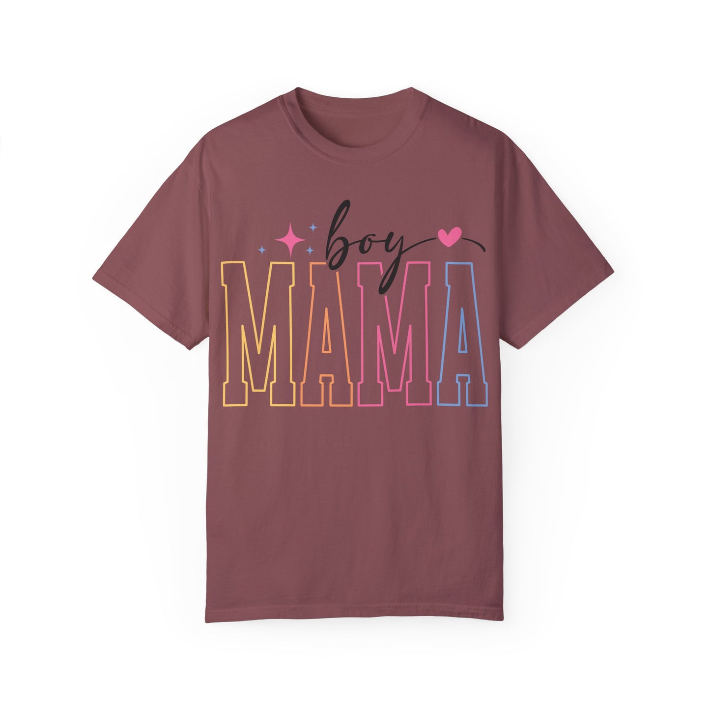 Boy Mama Unisex Garment-Dyed T-Shirt - Perfect Gift for Moms