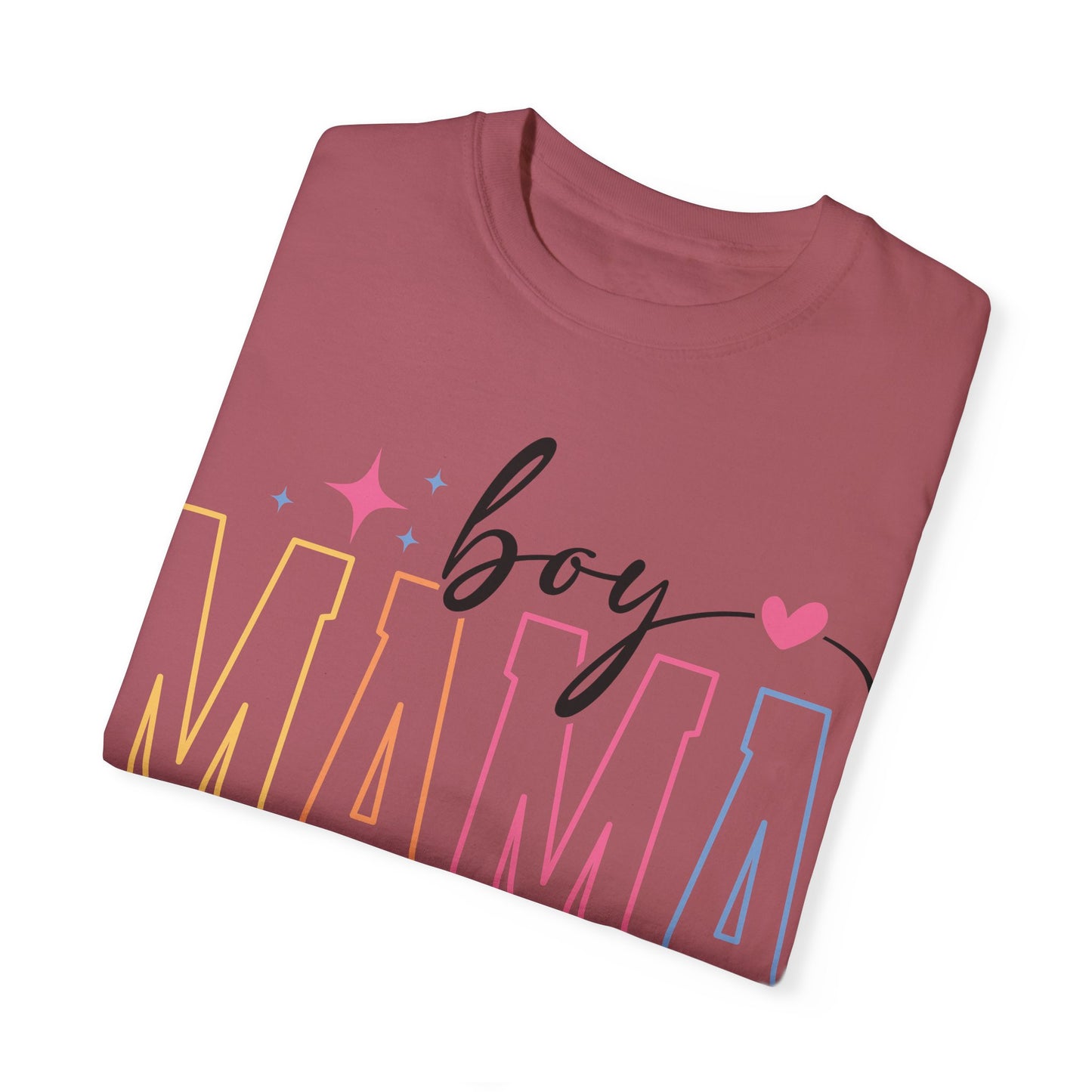 Boy Mama Unisex Garment-Dyed T-Shirt - Perfect Gift for Moms