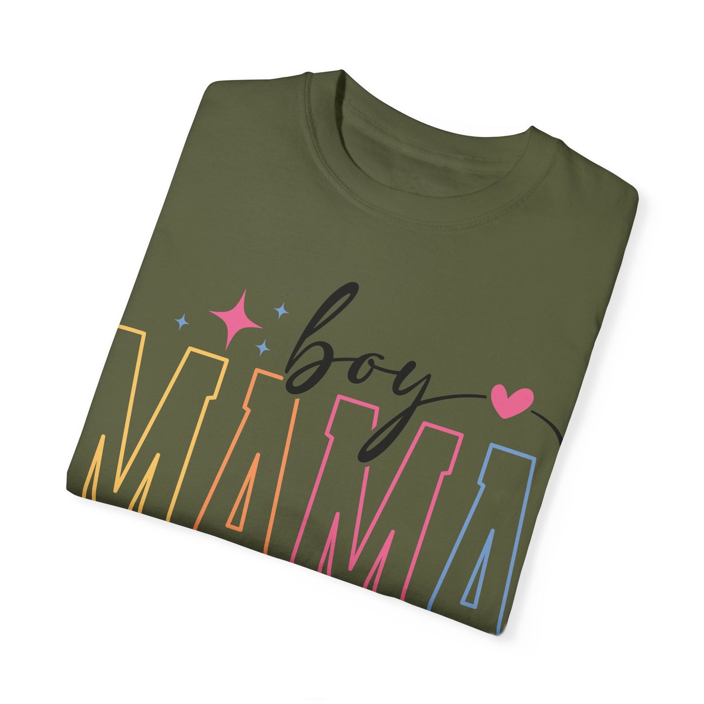 Boy Mama Unisex Garment-Dyed T-Shirt - Perfect Gift for Moms