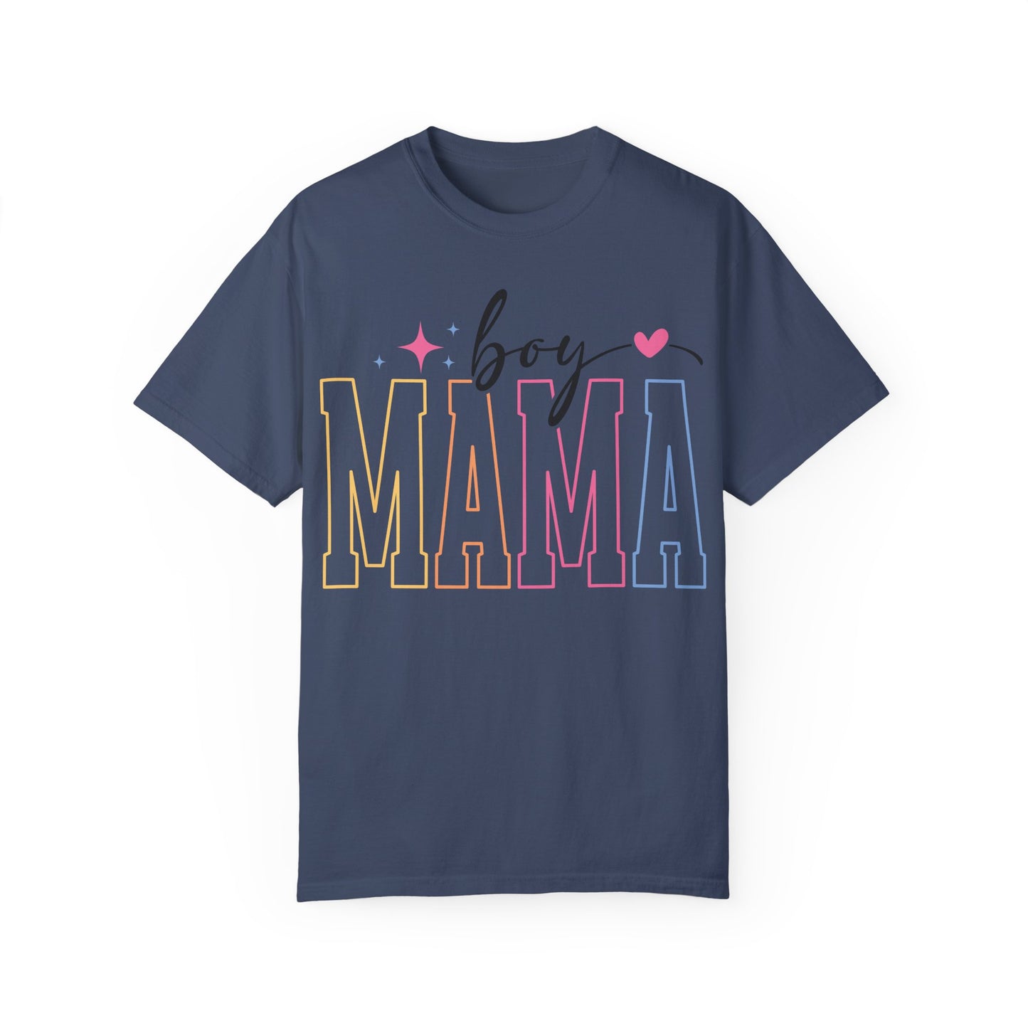 Boy Mama Unisex Garment-Dyed T-Shirt - Perfect Gift for Moms