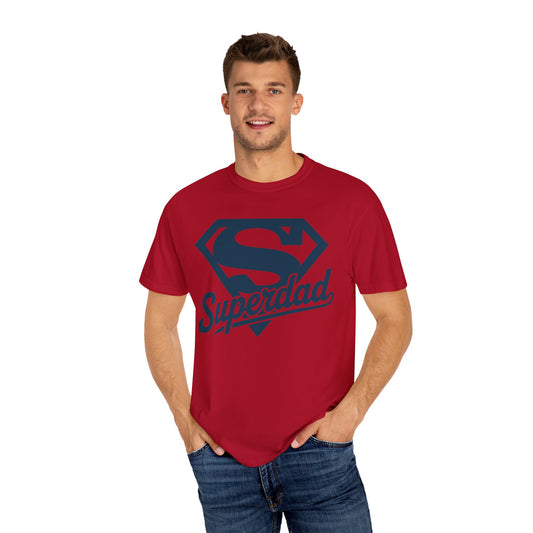 Superdad Unisex Garment-Dyed T-Shirt, Father's Day Gift, Dad T-Shirt, Birthday Gift, Family Reunion Wear, Casual Style