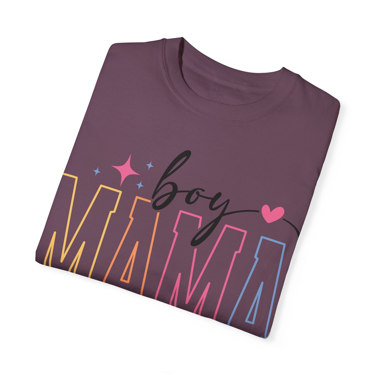 Boy Mama Unisex Garment-Dyed T-Shirt - Perfect Gift for Moms