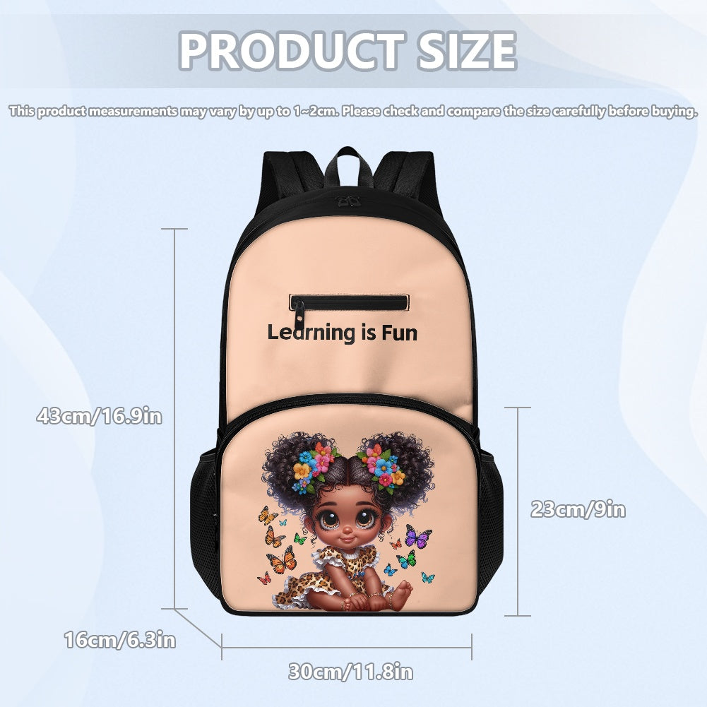 17 inch Children's School Bag Polyester