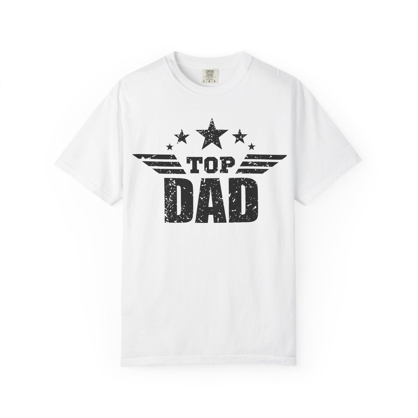 Top Dad Garment-Dyed T-Shirt | Gift for Father's Day, Unisex Casual Wear, Dad Tee, Birthday Gift, Everyday Comfort