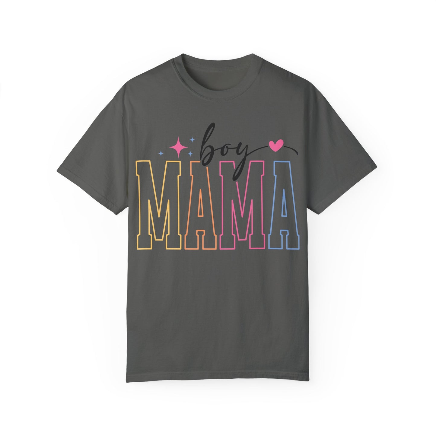 Boy Mama Unisex Garment-Dyed T-Shirt - Perfect Gift for Moms