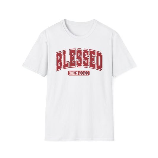 Blessed Unisex T-Shirt, Faith Apparel, Christian Graphic Tee, Gift for Believers, Inspirational Shirt