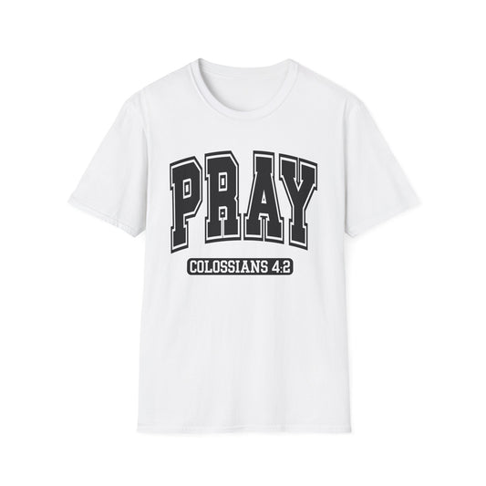 Pray Inspired Unisex T-Shirt, Motivational Tee, Spiritual Apparel, Faith-Based Gift, Christian Clothing
