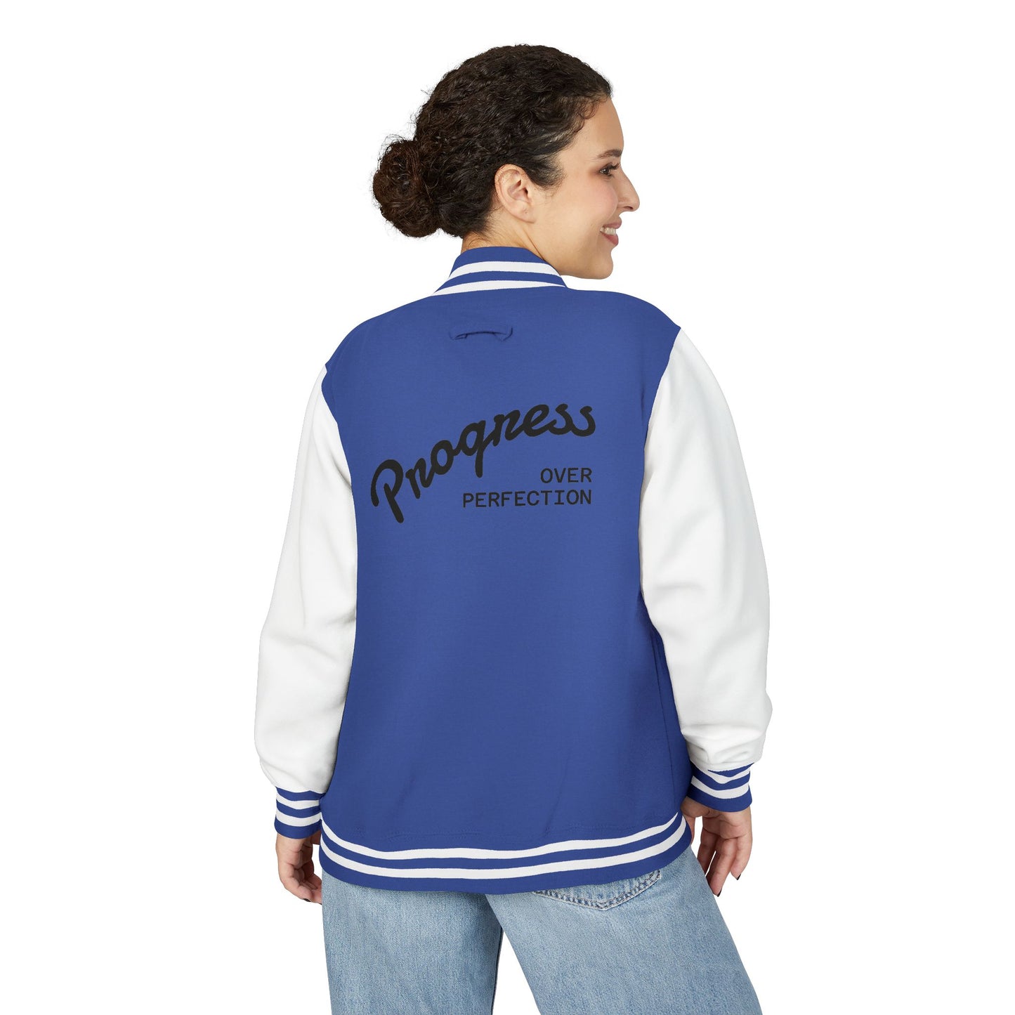 Retro Unisex Varsity Jacket, Classic Letterman Style, Perfect for Game Day, Casual Wear, Great Gift for Sports Fans