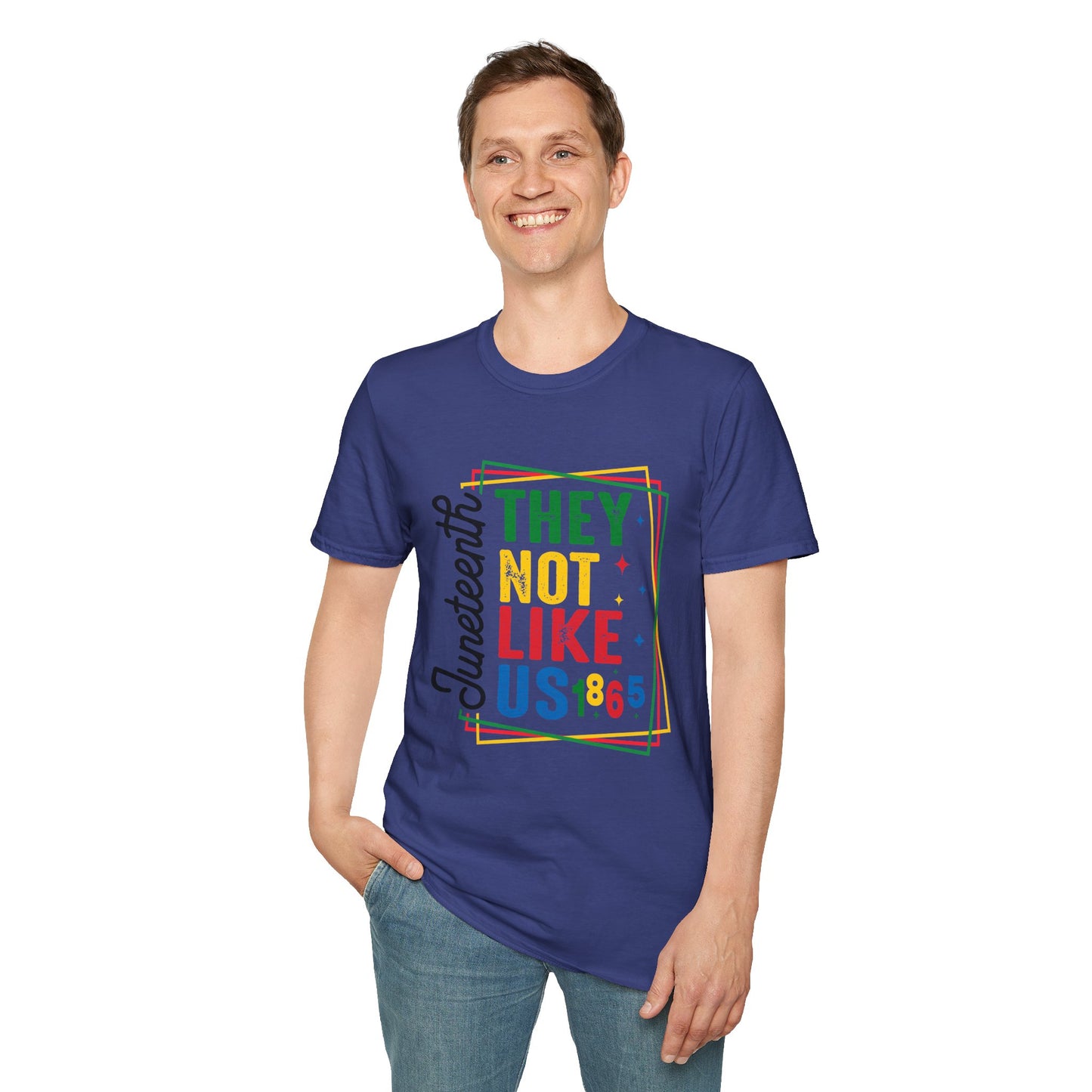 Juneteenth Celebration T-Shirt - "They Not Like Us!" Design