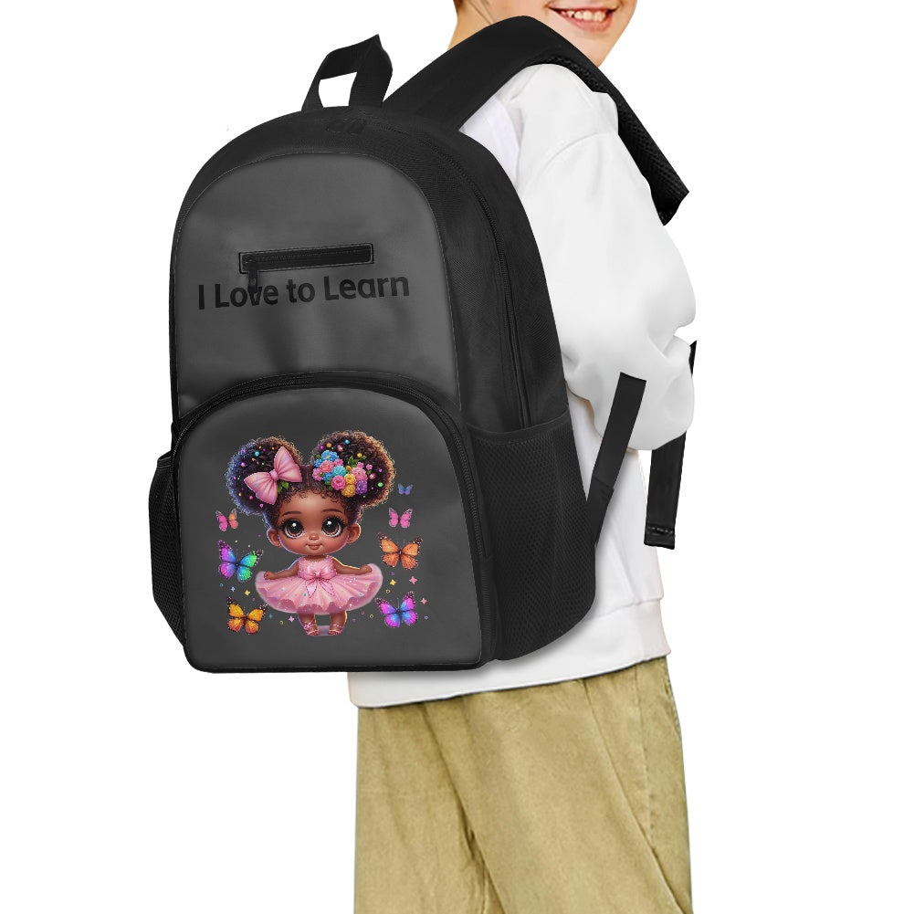 17 inch Children's School Bag Polyester