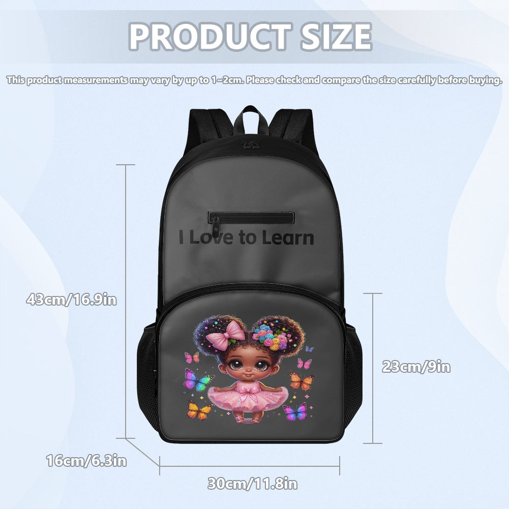 17 inch Children's School Bag Polyester