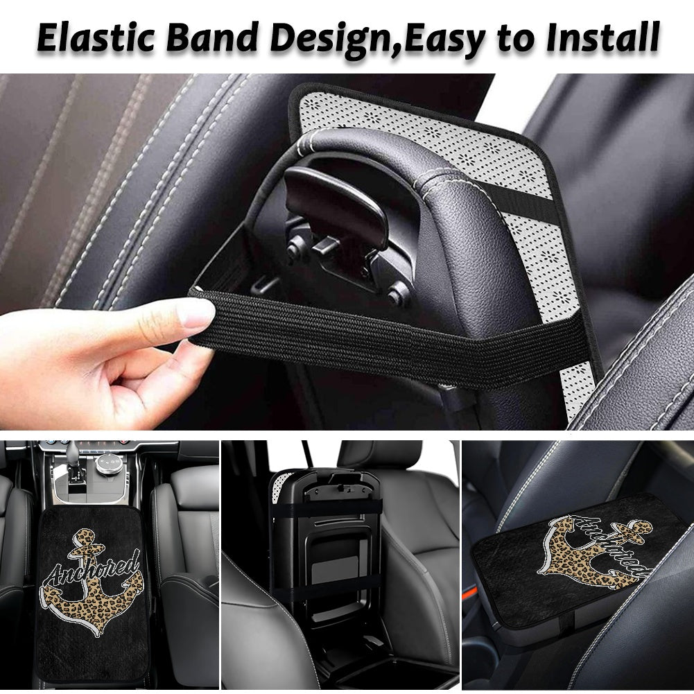 Flannel Car Armrest Cover