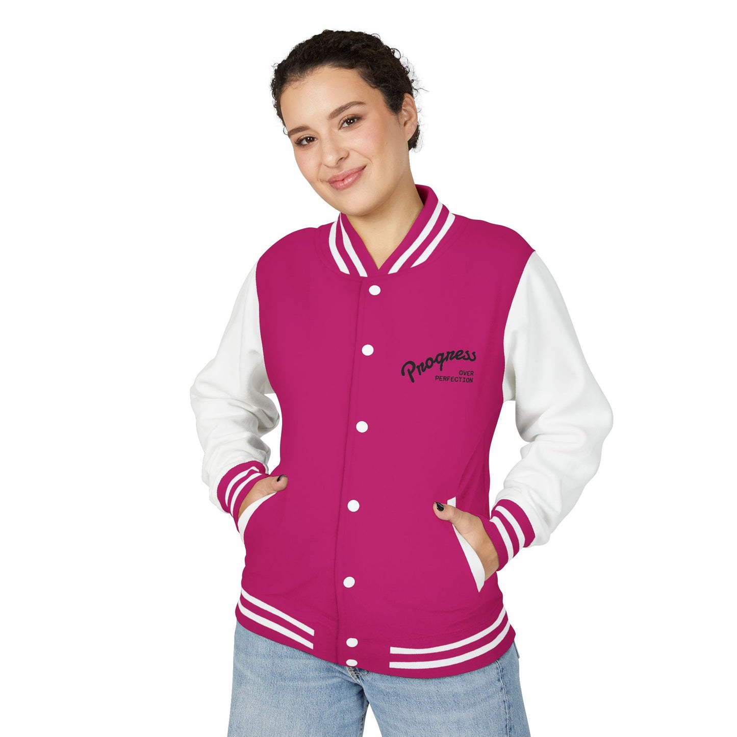 Retro Unisex Varsity Jacket, Classic Letterman Style, Perfect for Game Day, Casual Wear, Great Gift for Sports Fans