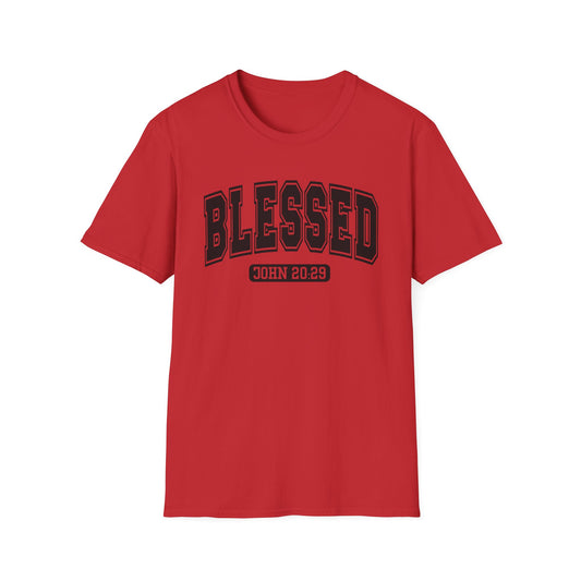 Blessed Unisex T-Shirt, Faith-Based Apparel, Christian Gift, Inspirational Tee, Bible Verse Clothing
