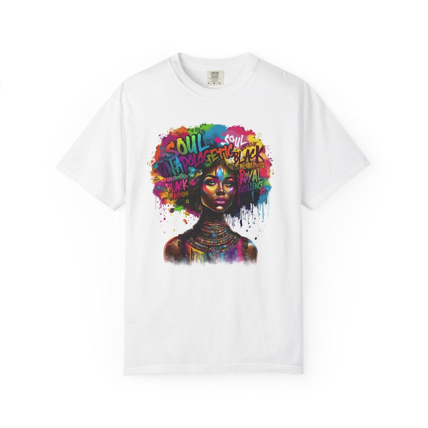 Soulful Black Art Unisex T-Shirt - Vibrant and Empowering Statement Tee