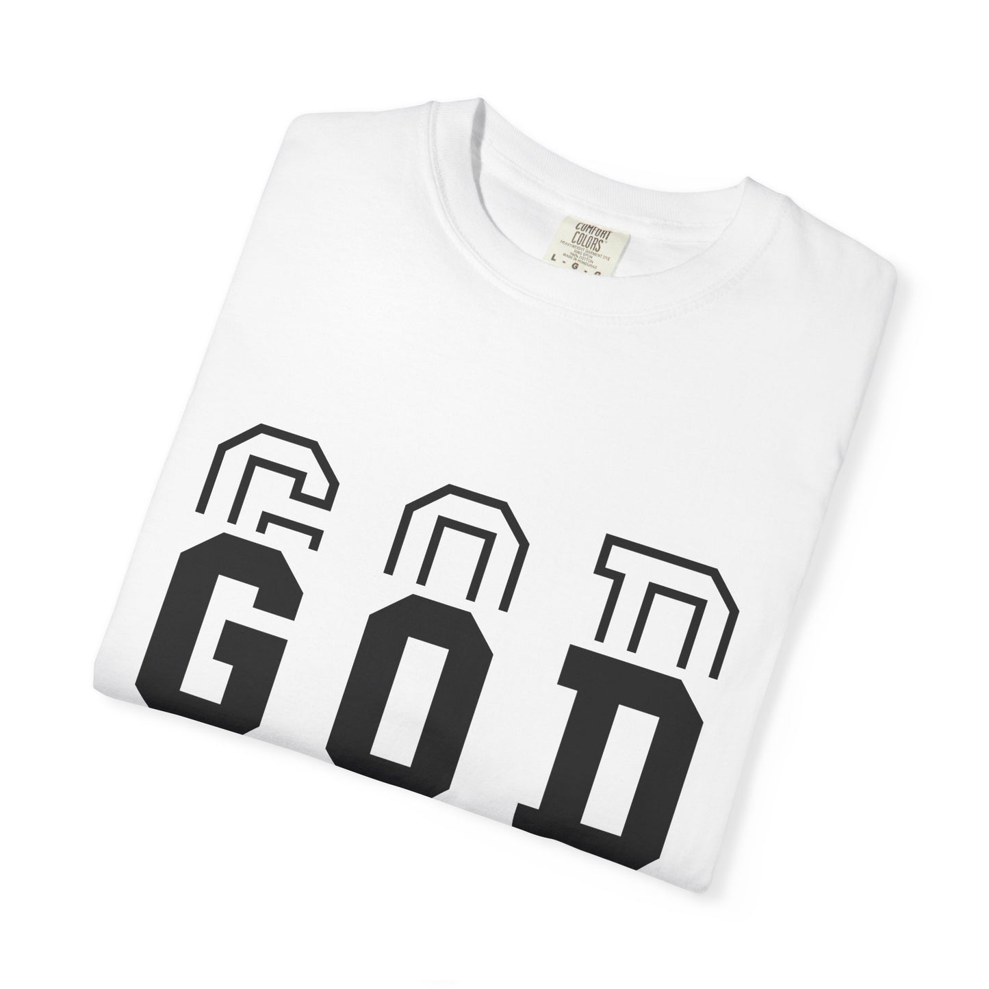 Unisex Garment-Dyed T-shirt with 'GOD Squad' Design - Perfect for Faith Events, Group Outings, Casual Wear, Christian Gifts, and More!