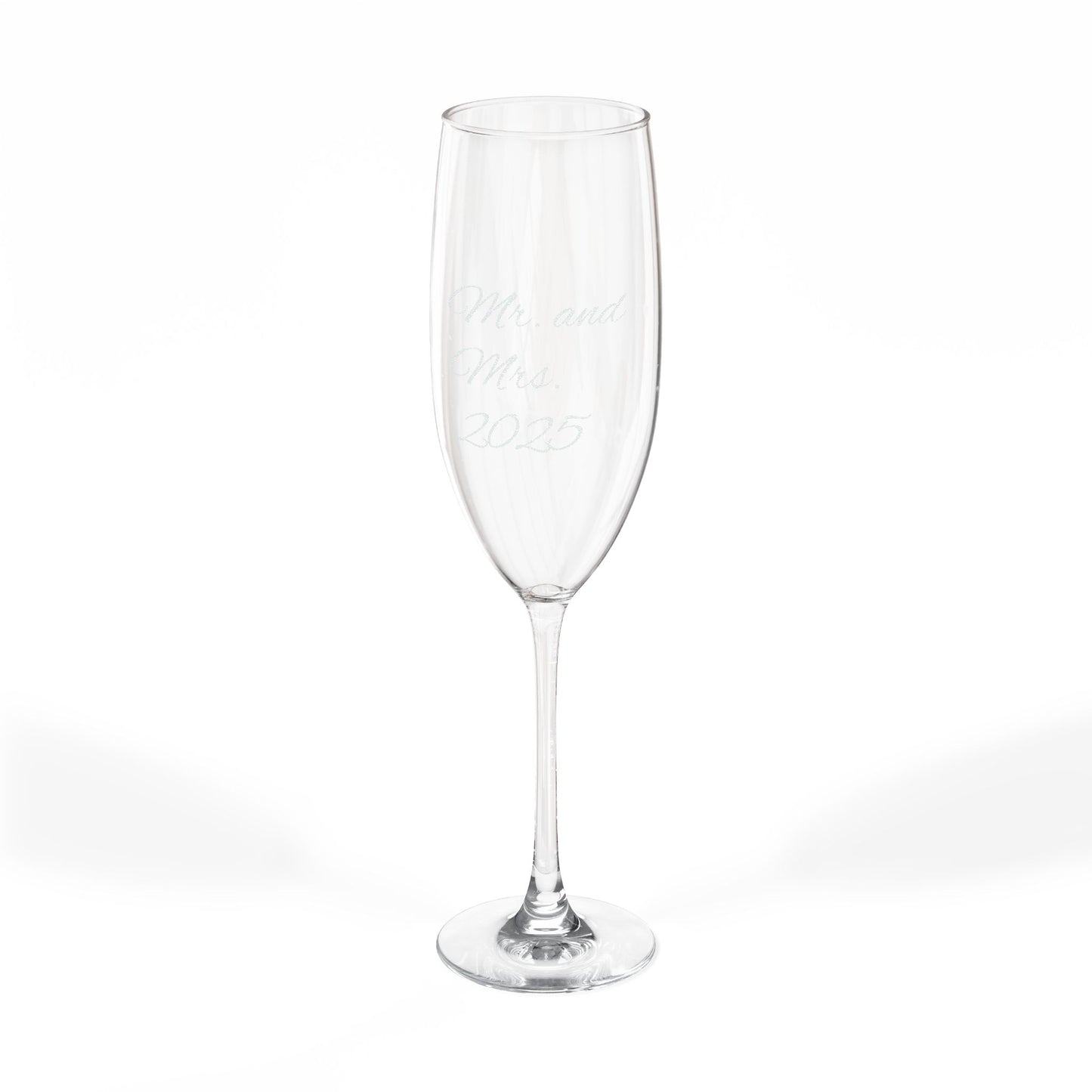 Personalized Champagne Glasses, Engraved Wedding Toasting Flutes, Custom Bridal Shower Gift, Anniversary Celebration Drinkware