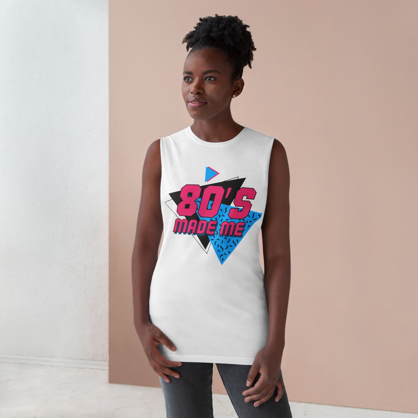 80's Made Me Unisex Barnard Tank