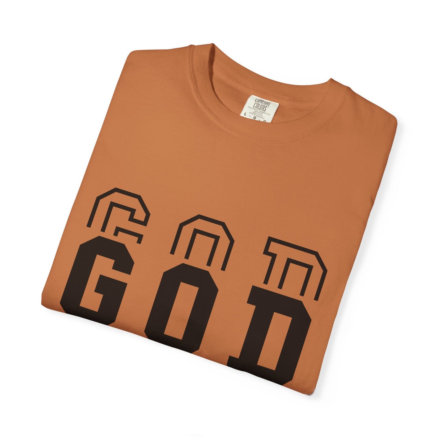 Unisex Garment-Dyed T-shirt with 'GOD Squad' Design - Perfect for Faith Events, Group Outings, Casual Wear, Christian Gifts, and More!