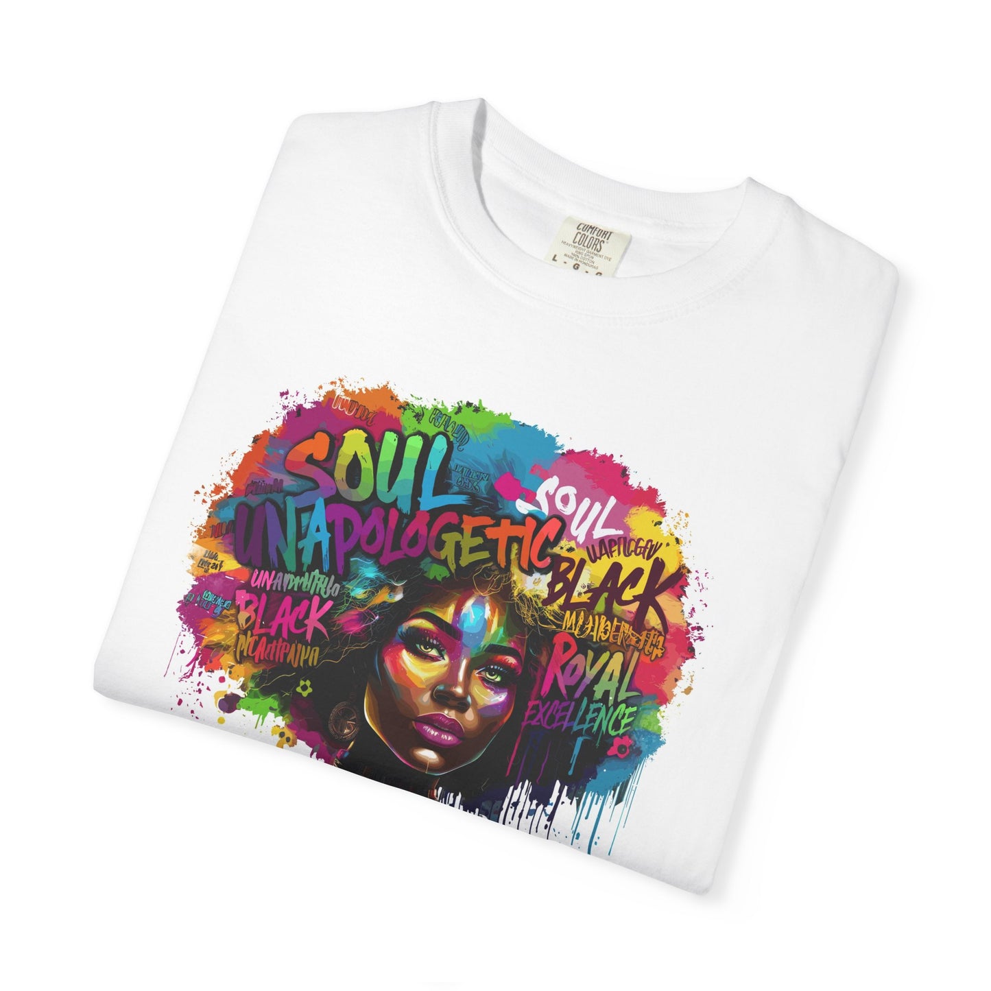 Soulful Black Art Unisex T-Shirt - Vibrant and Empowering Statement Tee