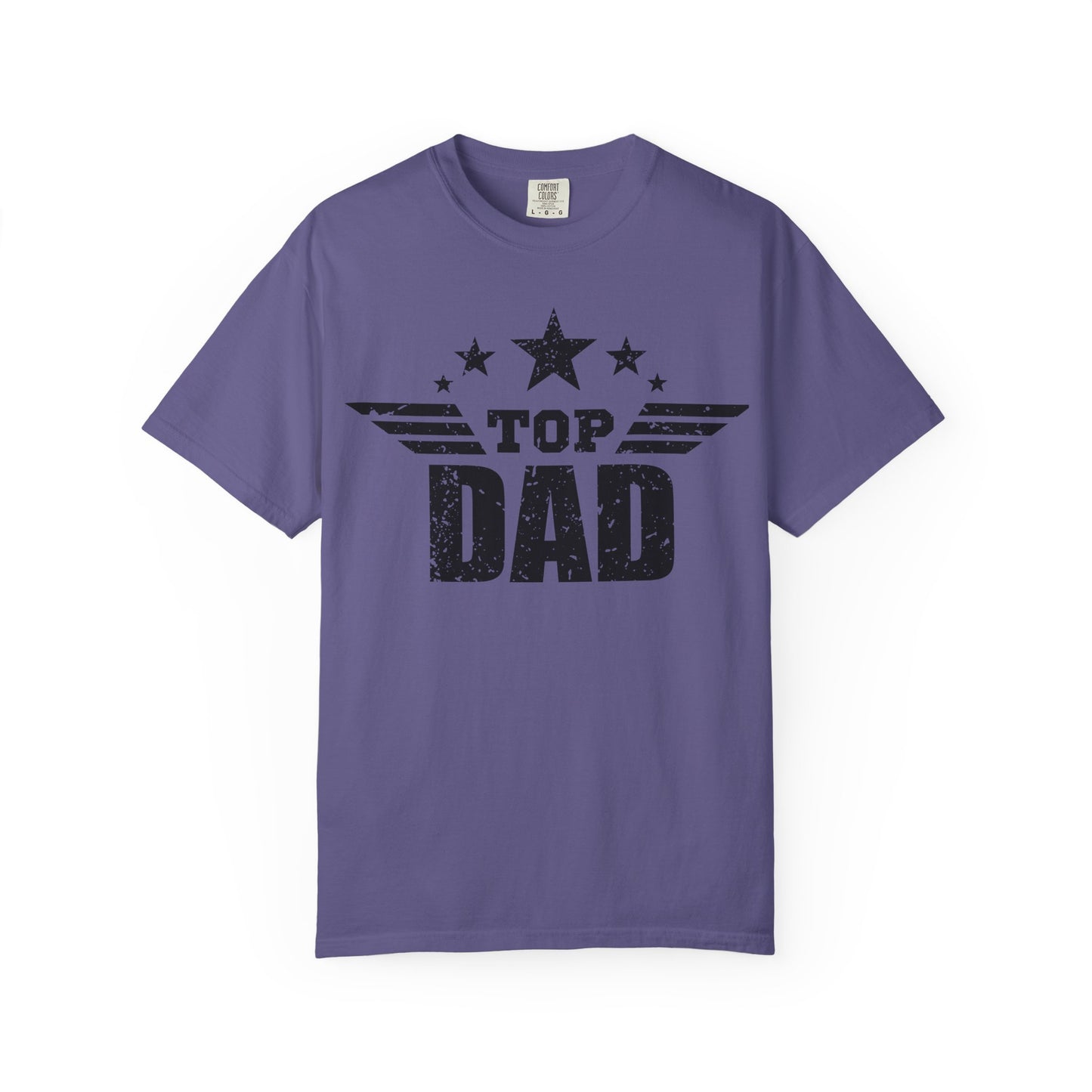 Top Dad Garment-Dyed T-Shirt | Gift for Father's Day, Unisex Casual Wear, Dad Tee, Birthday Gift, Everyday Comfort