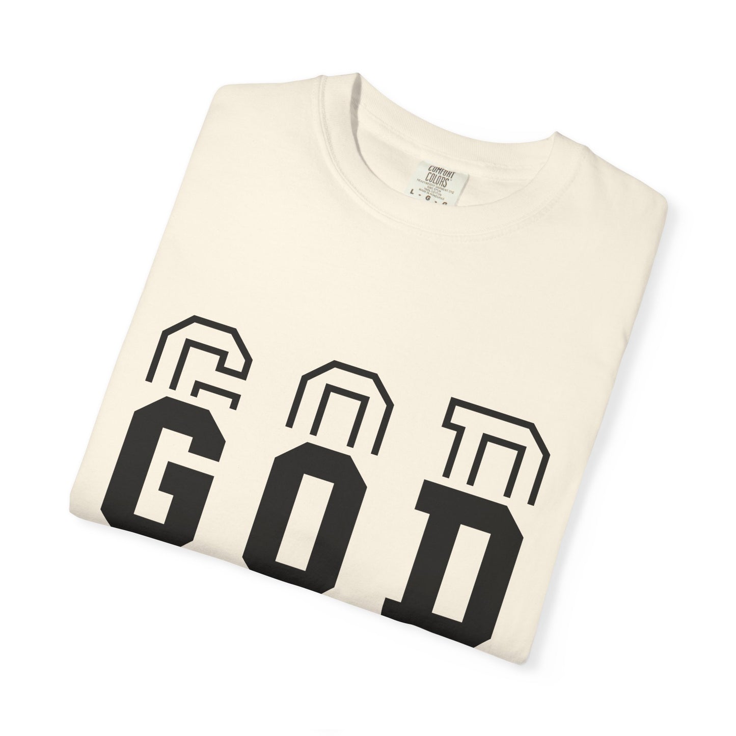 Unisex Garment-Dyed T-shirt with 'GOD Squad' Design - Perfect for Faith Events, Group Outings, Casual Wear, Christian Gifts, and More!