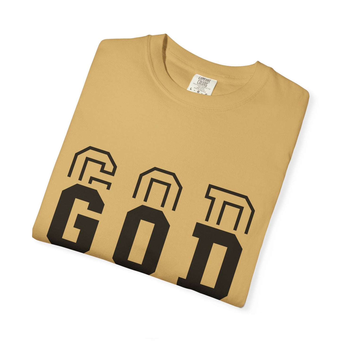 Unisex Garment-Dyed T-shirt with 'GOD Squad' Design - Perfect for Faith Events, Group Outings, Casual Wear, Christian Gifts, and More!